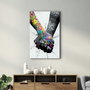 Wallity OGLS-8079 Pintura Decorativa de Vidrio Templado Multicolor 46 x 72 cm